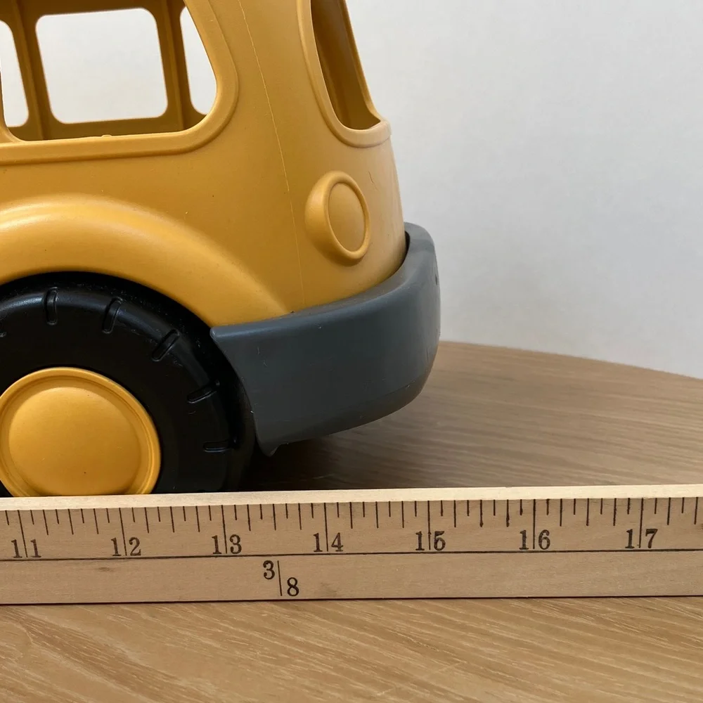 Green Toys Pull Along School Bus Wagon - Picture 4 of 7